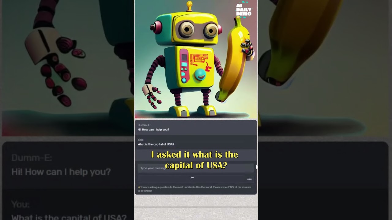 The World's Dumbest AI Chatbot - Hilariously Wrong Answers!