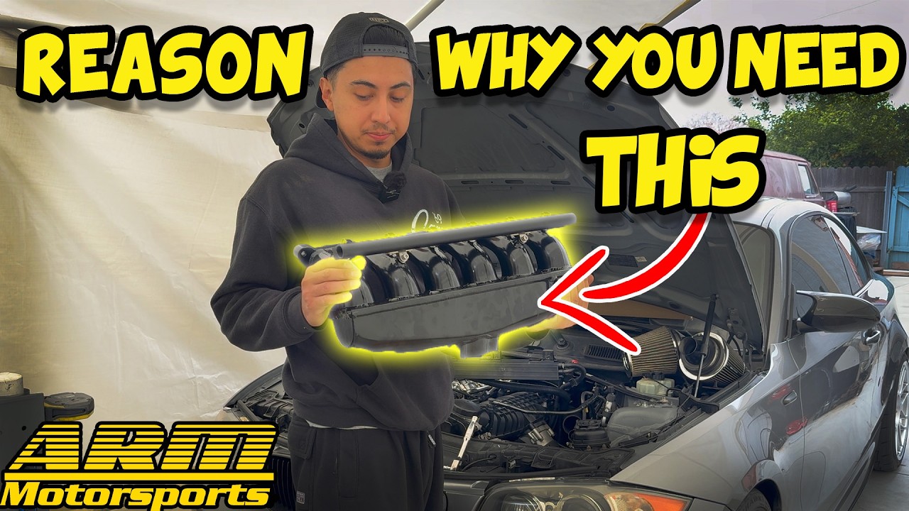N54 Aluminum Intake Manifold Install - Why This Is A Better Option!