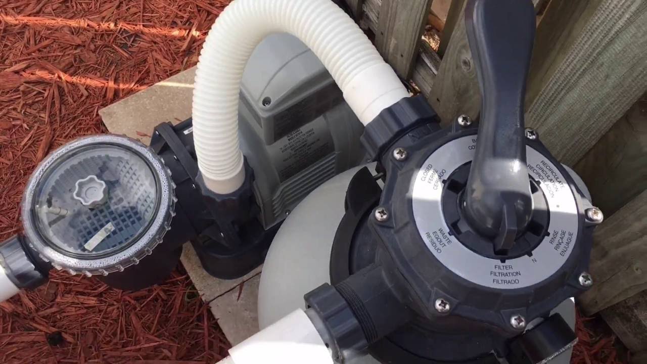 INTEX POOL PVC HARD PLUMBING SAND FILTER