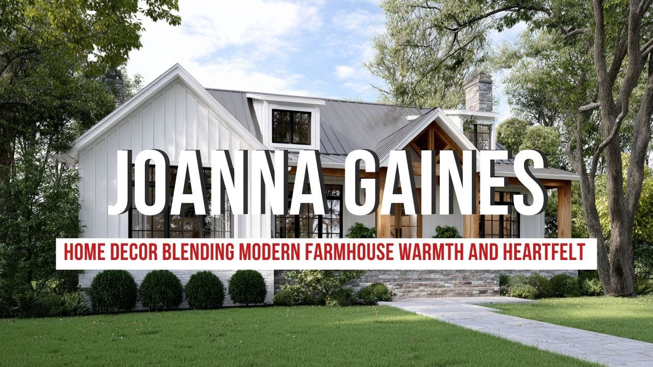 Joanna Gaines Inspired Home Decor Blending Modern Farmhouse Warmth and Heartfelt Style