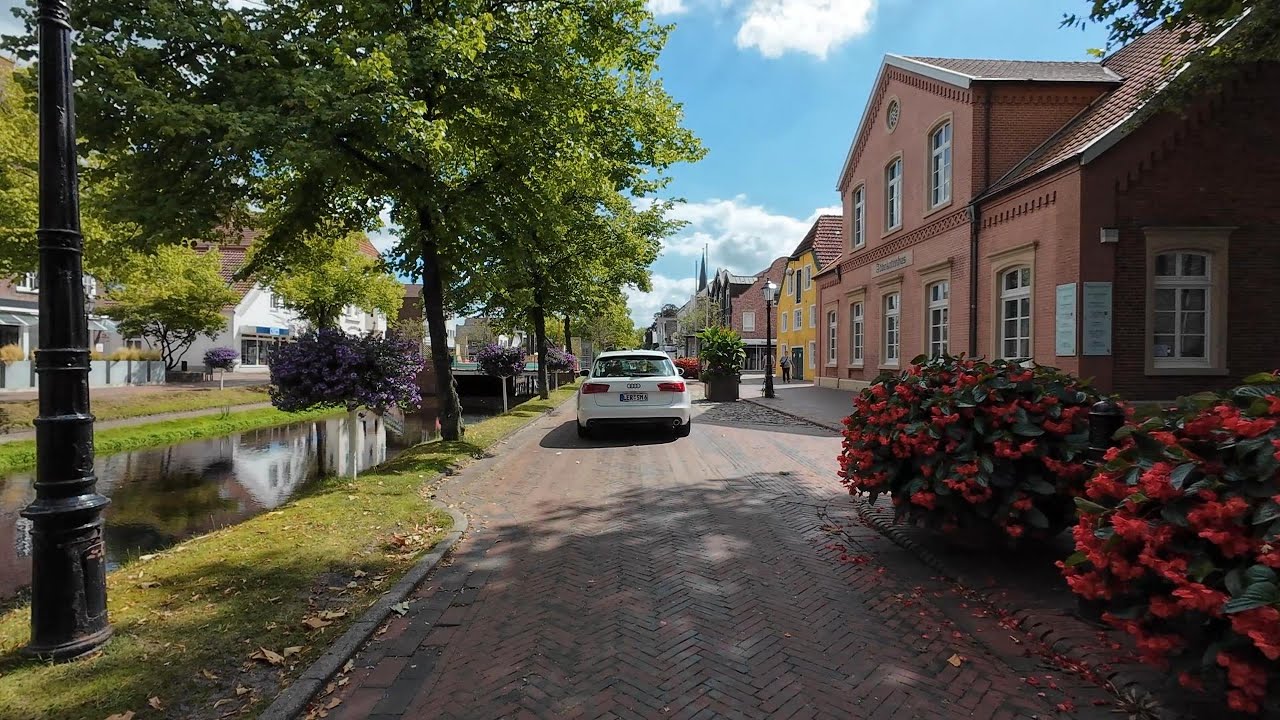 Papenburg                                 Fahrt mit dem Rad durch die Innenstadt/Hauptkanal und Wiek