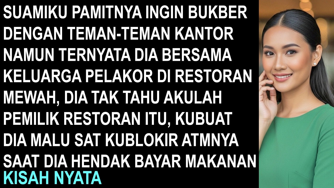 SUAMIKU PAMIT BUKBER DENGAN TEMAN KANTORNYA NAMUN TERNYATA DIA PERGI BERSAMA KELUARGA PELAKOR MATRE