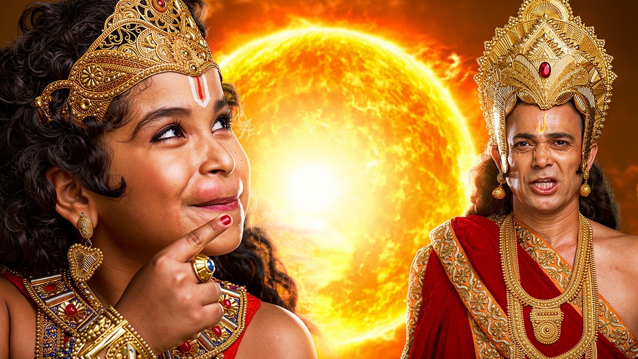 सूर्य देव मुझे वो मेरे आकाश फल खाना है मुझे मत रोकिये | SankatMochan Mahabali Hanuman