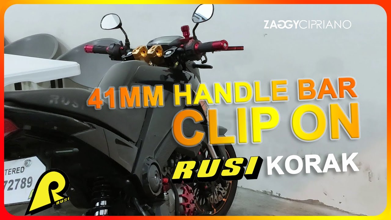 Rusi Korak LE | 41MM Clip On Handle Bar | DIY Installation | Project Rogie