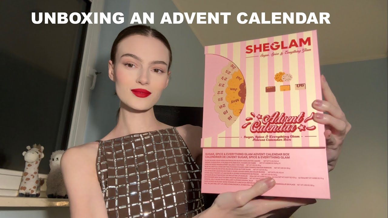 ASMR advent calendar unboxing (Sheglam)