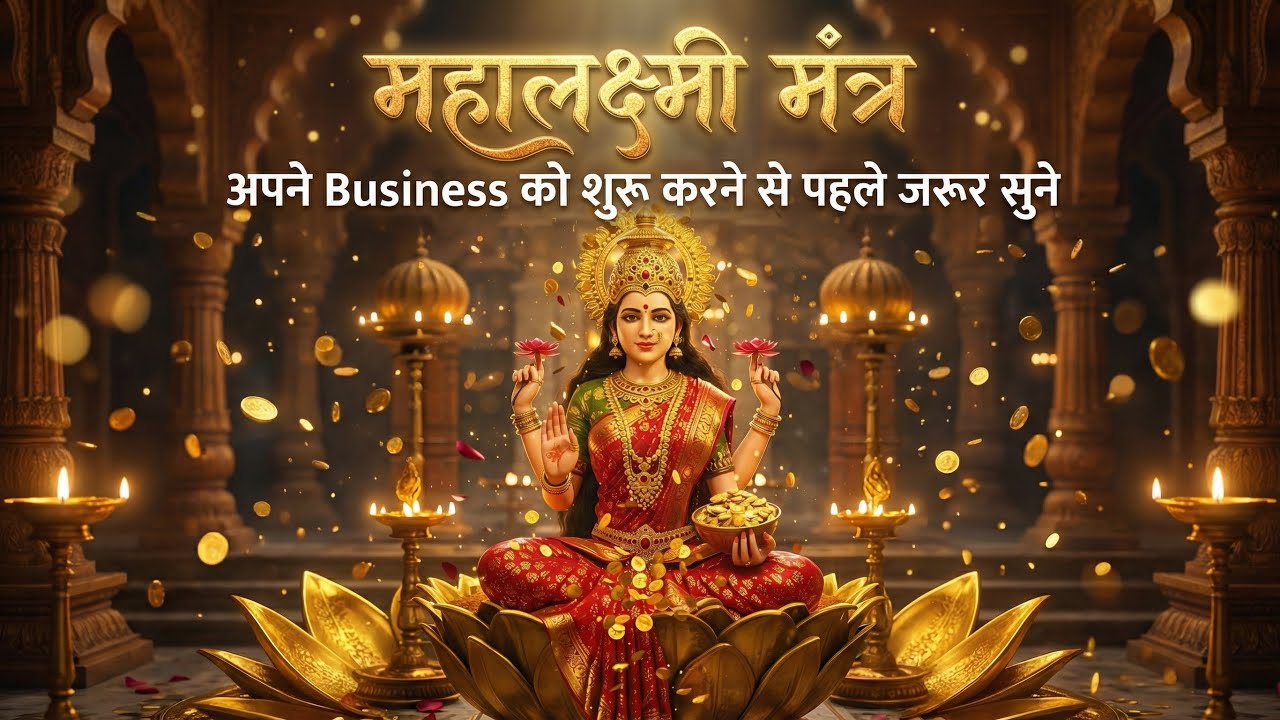 ॐ श्रीं ह्रीं क्लीं महालक्ष्म्यै नमः | Vedic Chanting  | Calm Mind • Wealth • Positive Energy