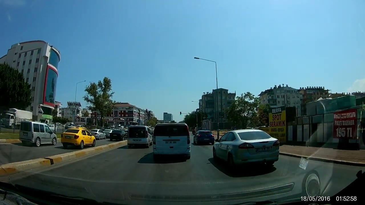 Antalya meydan kavşağı' na gidiş 23-10-2022