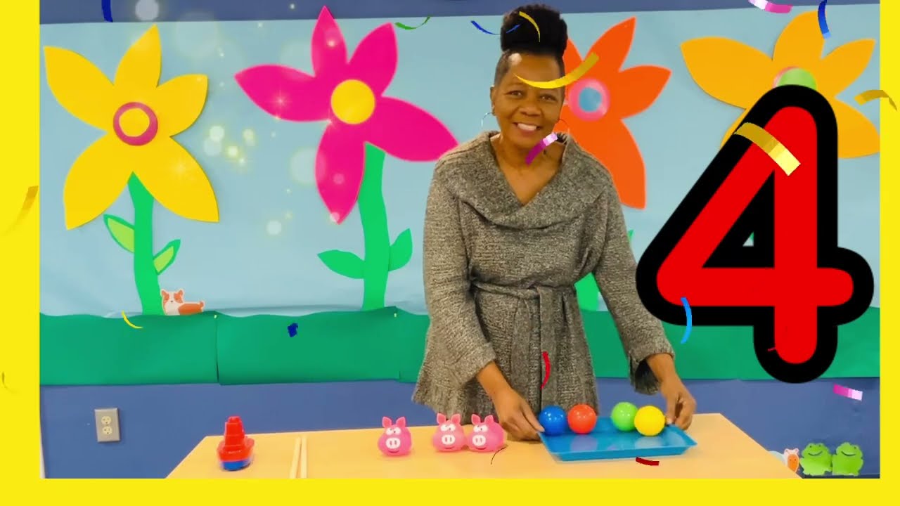 Counting With Ms. Jacque / Counting to 4