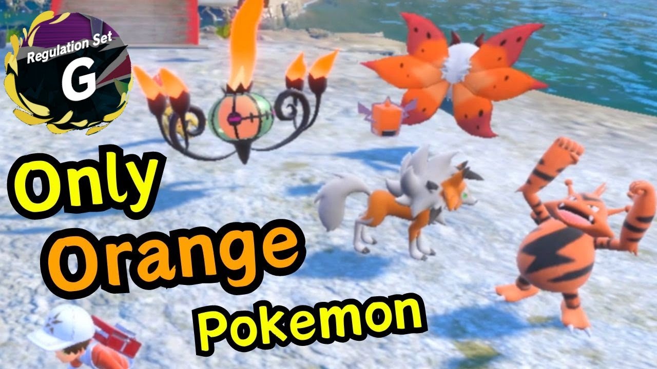 Only ORANGE Team! Pokemon VGC 2024 Scarlet and Violet Competitive Regulation G Wifi Battle