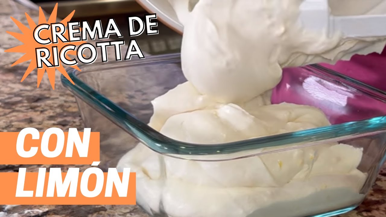 Haz tu propia CREMA DE RICOTTA casera para untar tortas o tus postres: Receta en 3 pasos