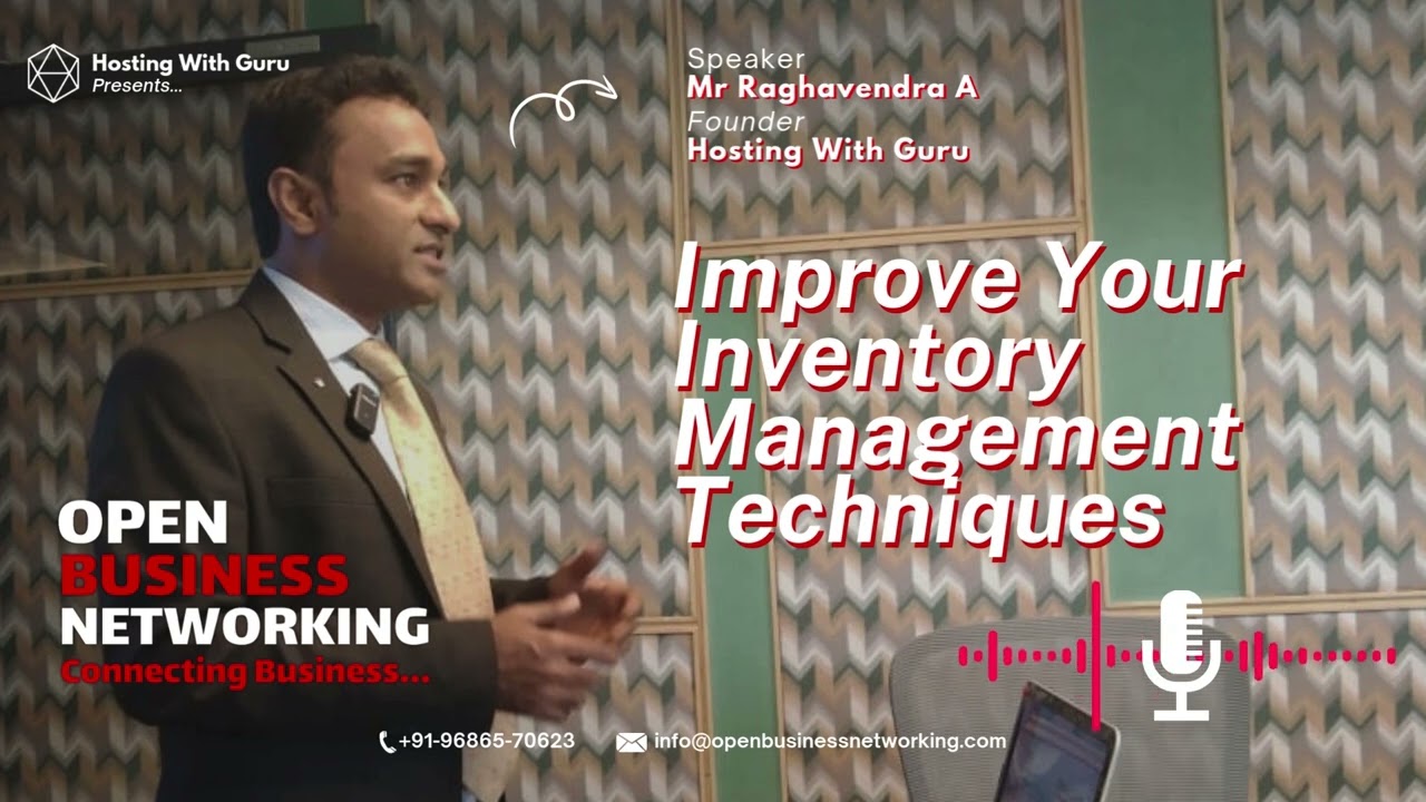 Improve Your Inventory Management Techniques | Raghavendra Anjanappa