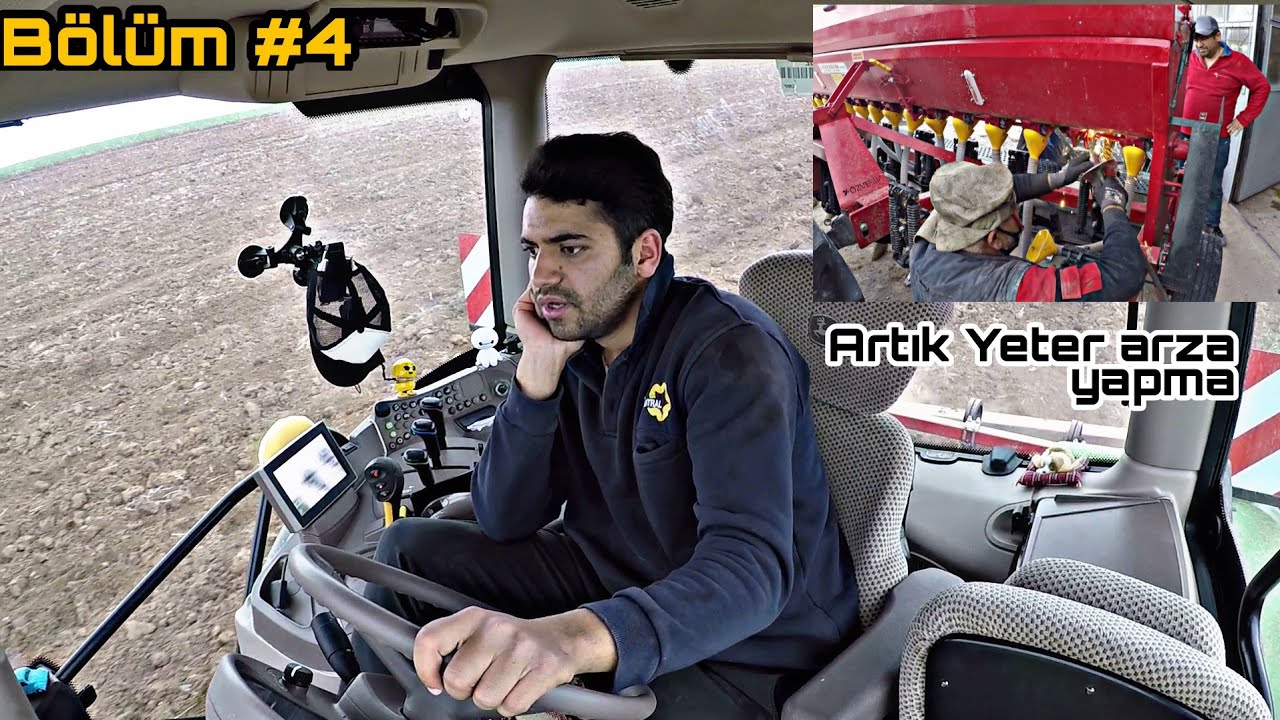 Saatte 25 Dekar Toprak İşleme//kültivatör Kırıldı Ardından Mibzer !! Sanayiden Çıkamıyoruz