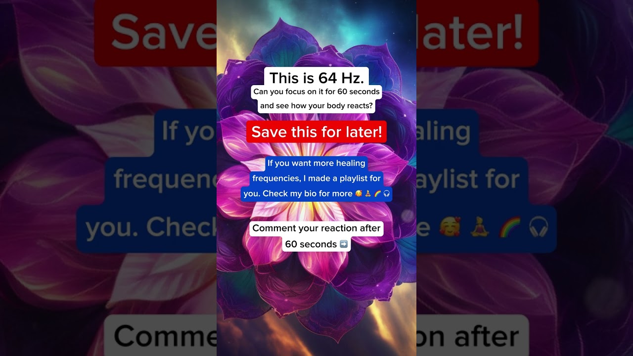 💡 Challenge Alert! See How #64Hz Affects You After 60 Seconds.