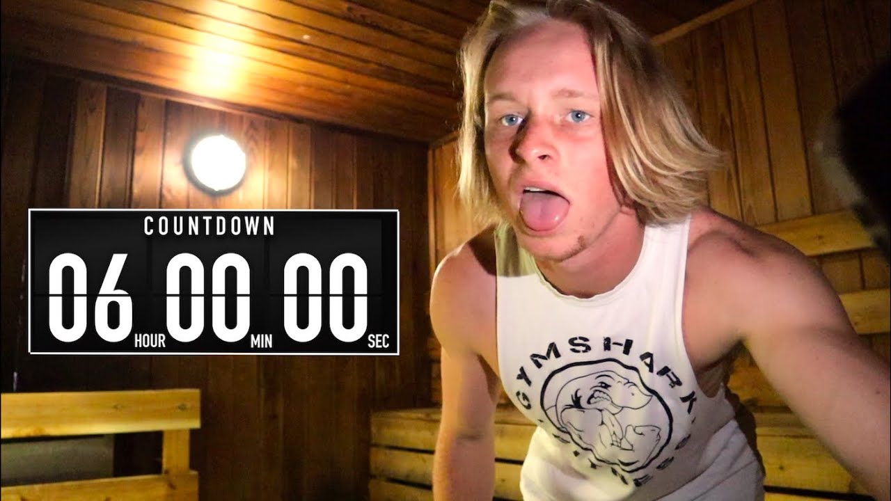 How LONG Can I SIT in a SAUNA?! *200 Degrees*