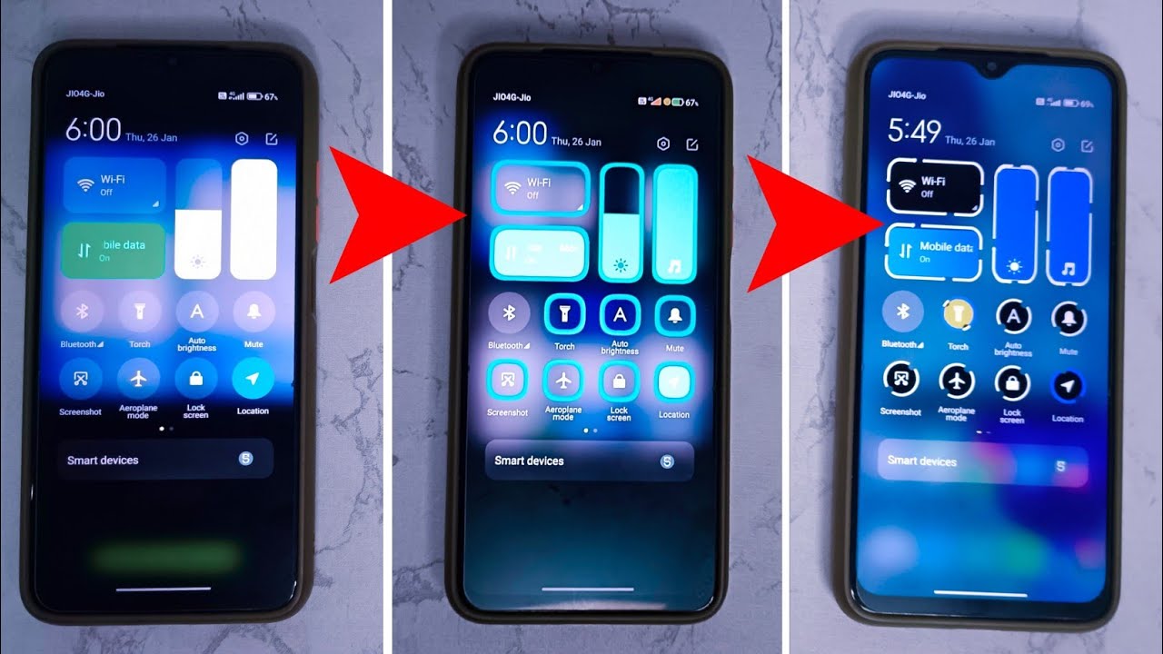 MIUI 13 Change Control Center Style (No Root) ft. Poco M3 | MIUI 13 Control Center Secret Features