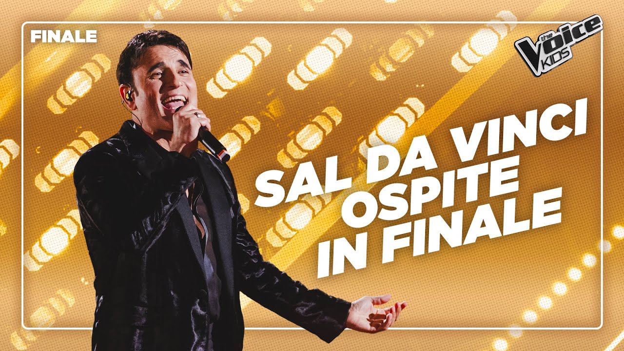 Sal Da Vinci con &ldquo;Rossetto e Caff&egrave;&rdquo; &egrave; l&rsquo;ospite della Finale di The Voice Kids 3