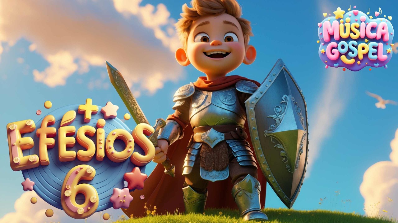 EFÉSIOS 6 🛡️⚔️ ARMADURA  do SENHOR | Música Gospel Infantil Animada