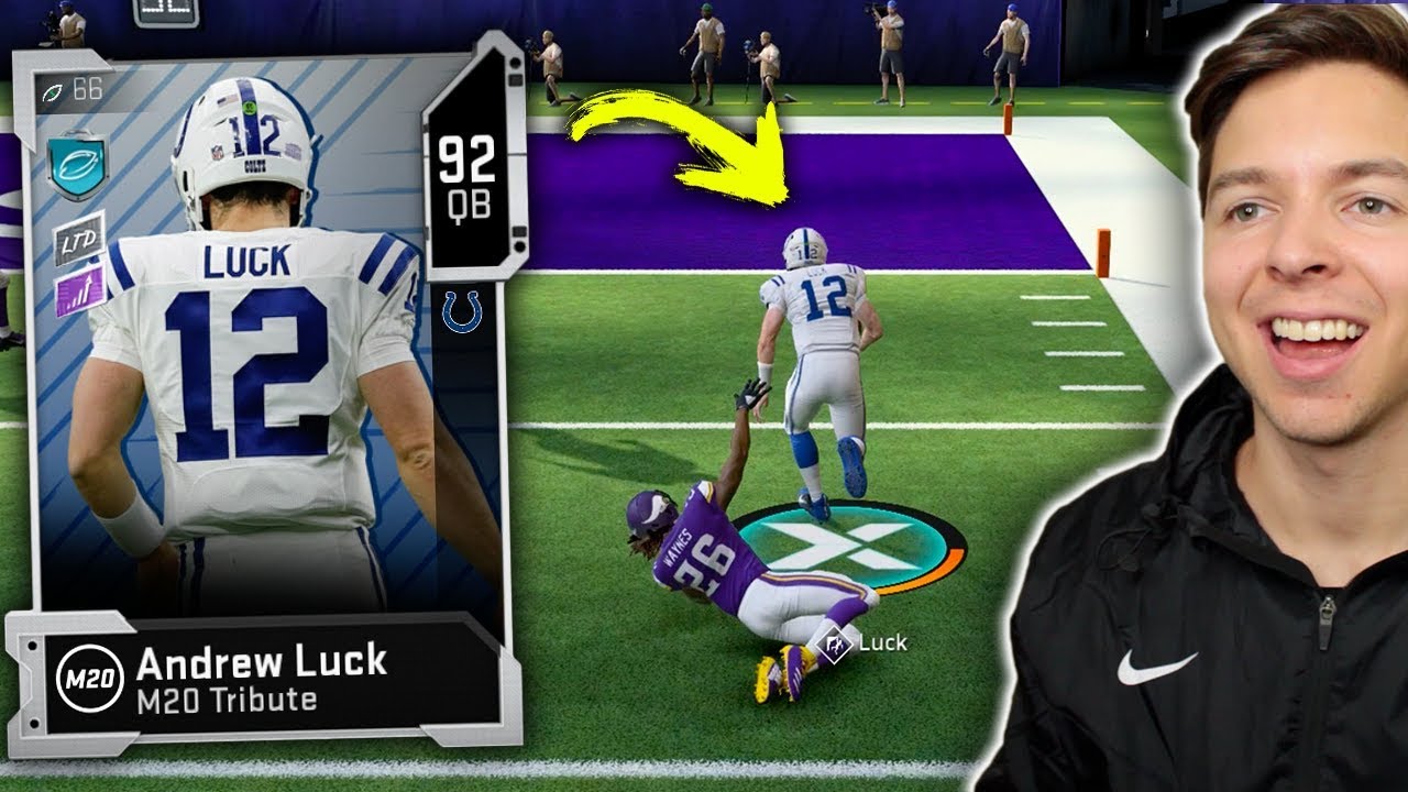 ANDREW LUCK MAKING PLAYS AGAINST 95 MUT MASTER PAT TILLMAN! MADDEN 20 ULTIMATE TEAM