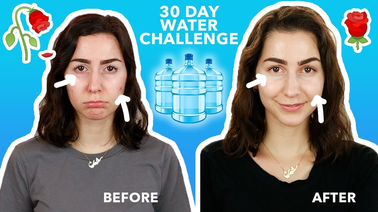 30 DAY WATER CHALLENGE: I DRANK 3 LITERS OF WATER A DAY | QUEENSHIRIN
