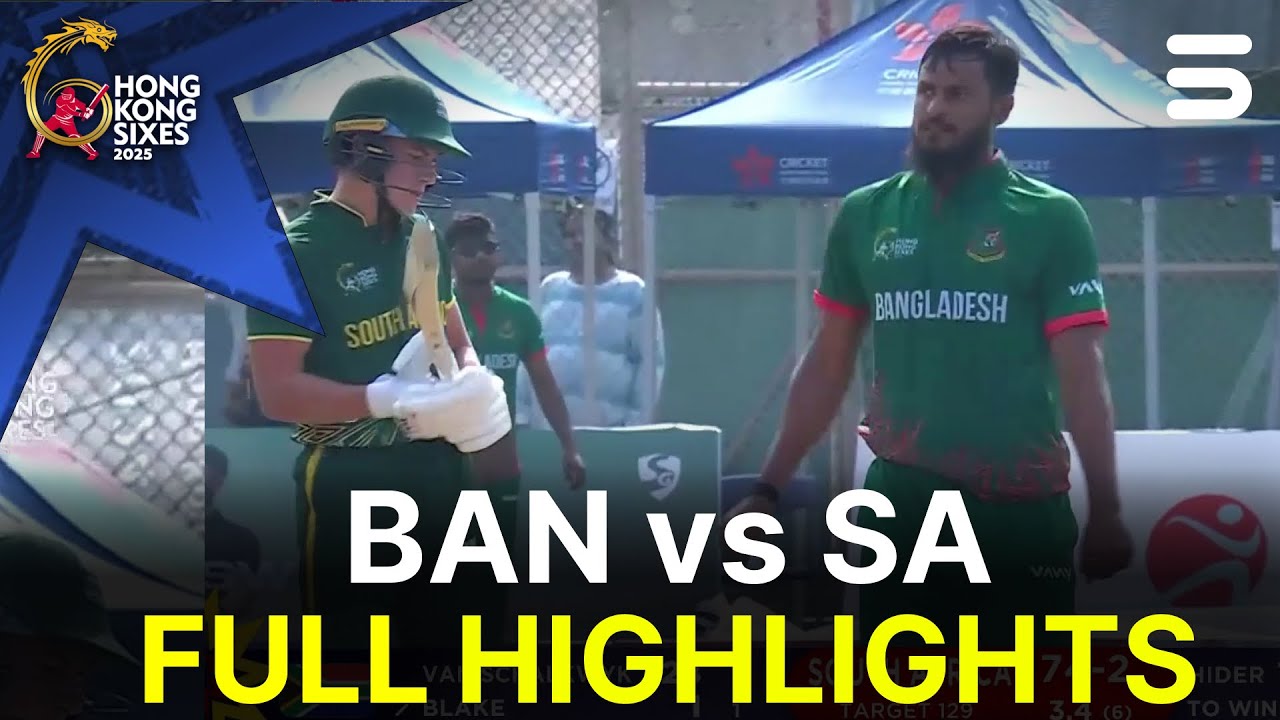 Full Highlights | Bangladesh vs South Africa | Day 3 | Hong Kong Sixes 2025 | ZG1S