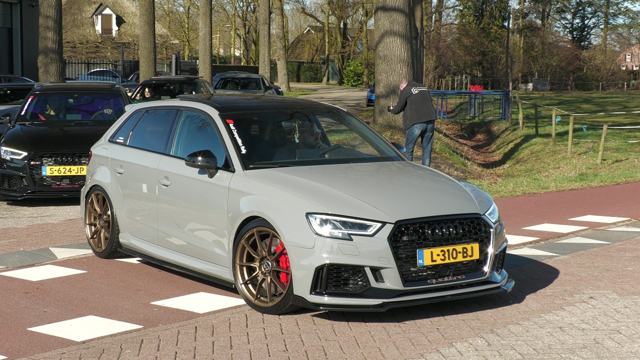 1050HP Audi RS3 Sportback with IROZ IMS 1050R Turbo and Catless JDY exhaust!