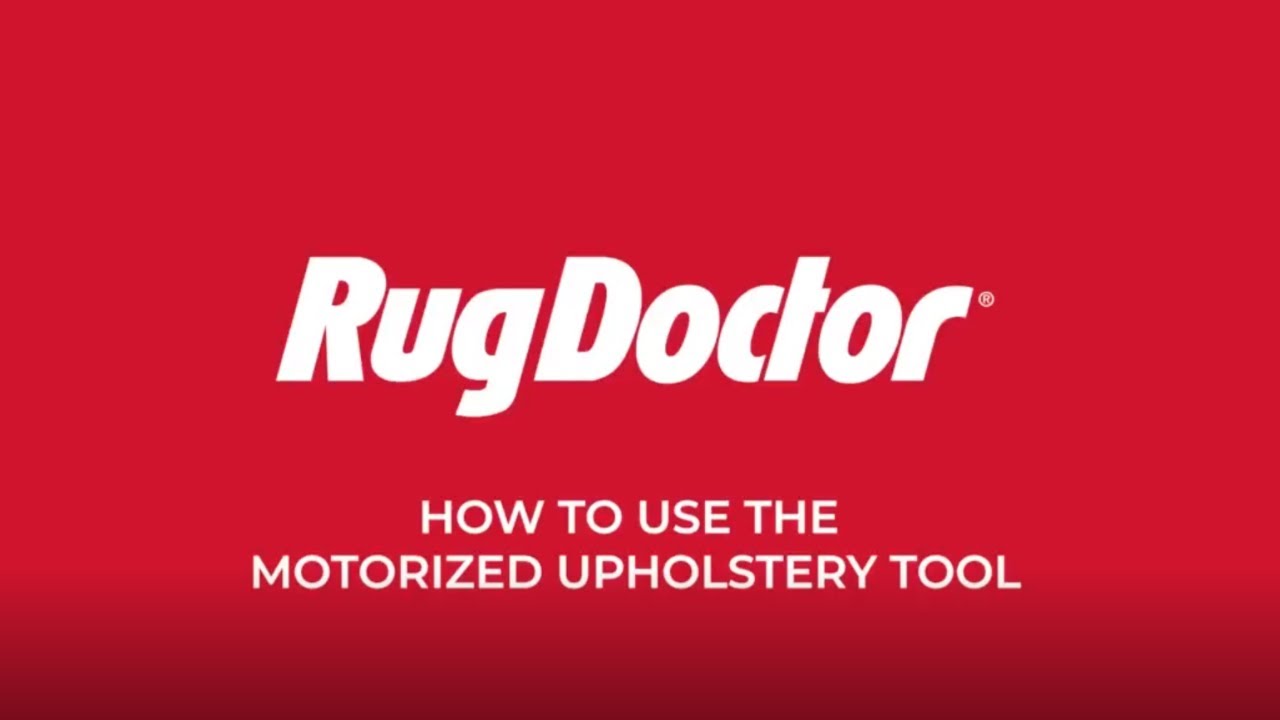 How to Use the Motorized Upholstery Tool