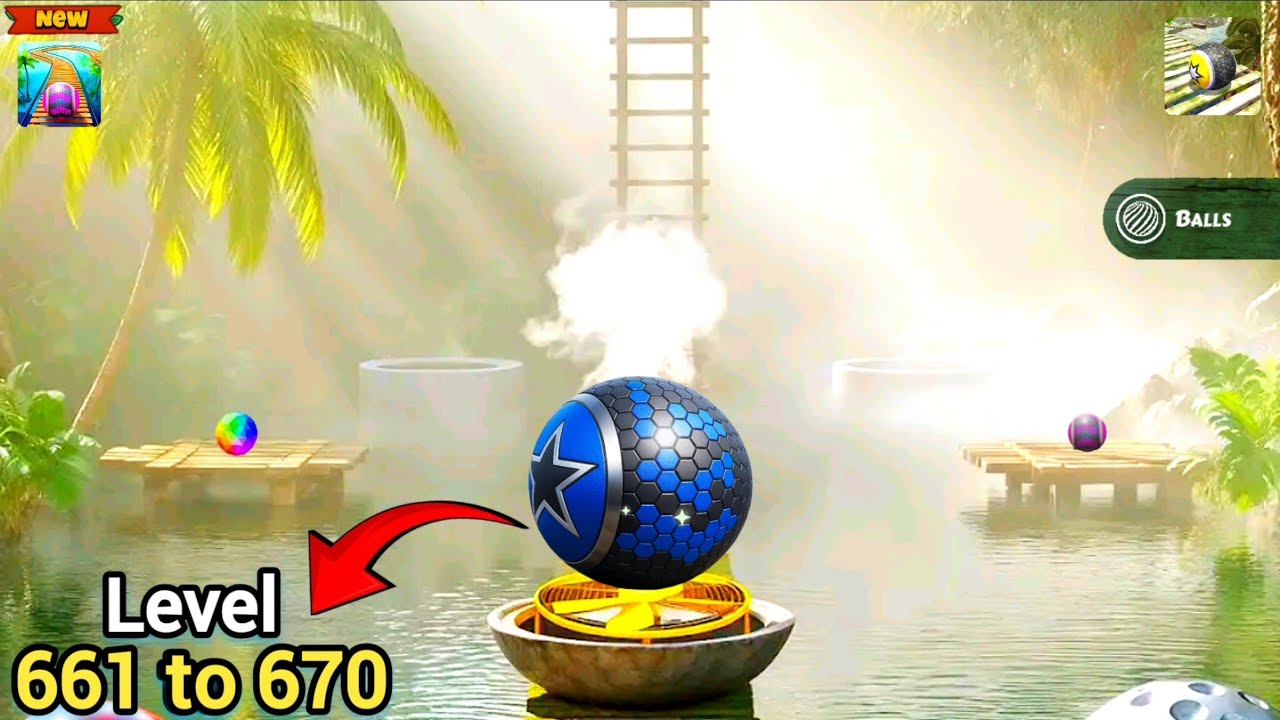 Rollance Adventure Balls, SpeedRun, Rollance Portal Run Gameplay Level 661 to 670