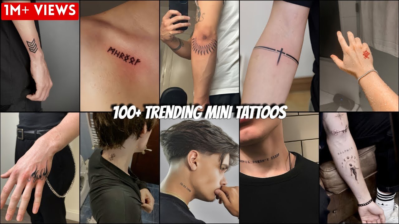 Try One Of These Tattoos In 2025 | 100+Mini Tattoos For Men 2025 | Small Trending tattoos for boys