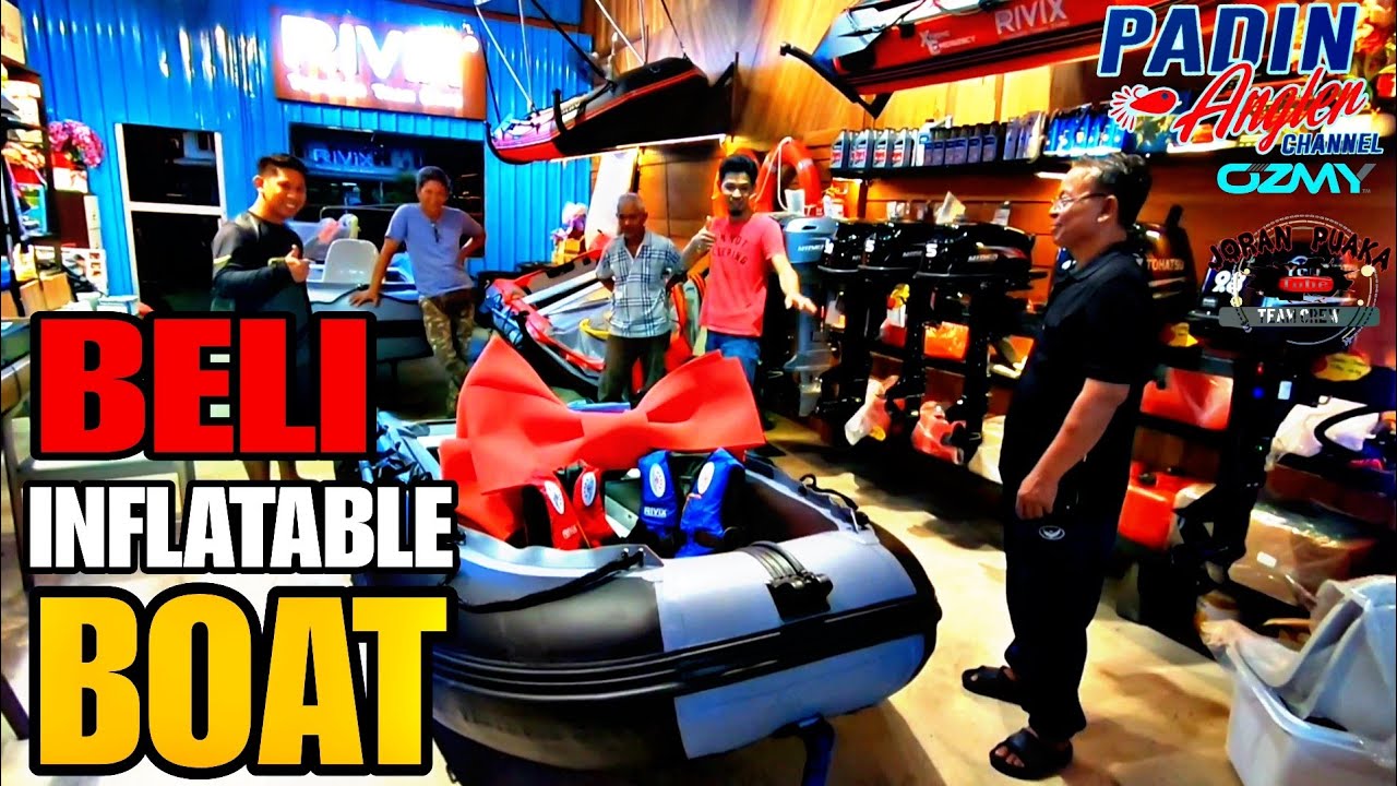 Unboxing Dan Cara Pasang Inflatable Boat #padin #joranpuaka #ozmy #rivix