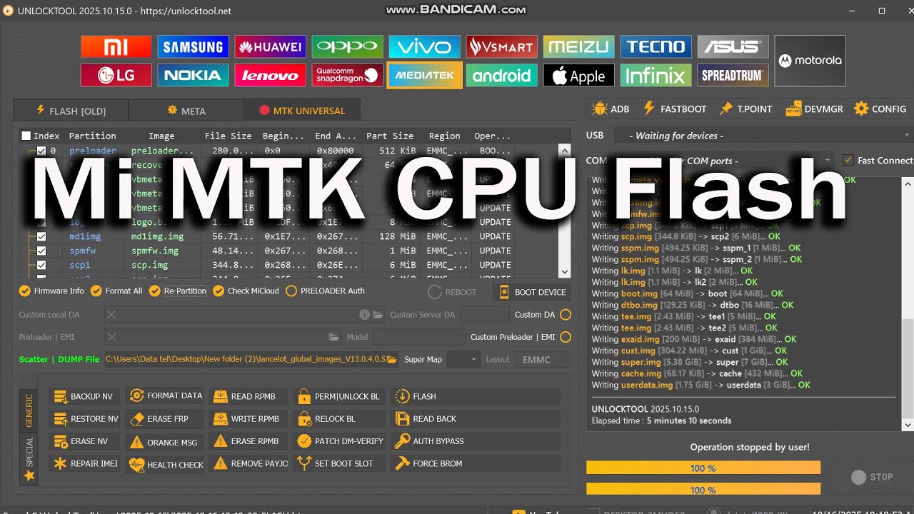 Haw to flash Xiaomi Redmi Mi MTK /Mediatek CPU Flash Unlock Tool✅