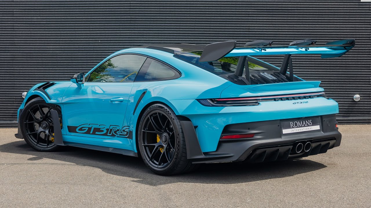 2025 Porsche 911 (992) GT3 RS Weissach - PTS Olympic Blue - Walkaround + Engine & Exhaust Sound