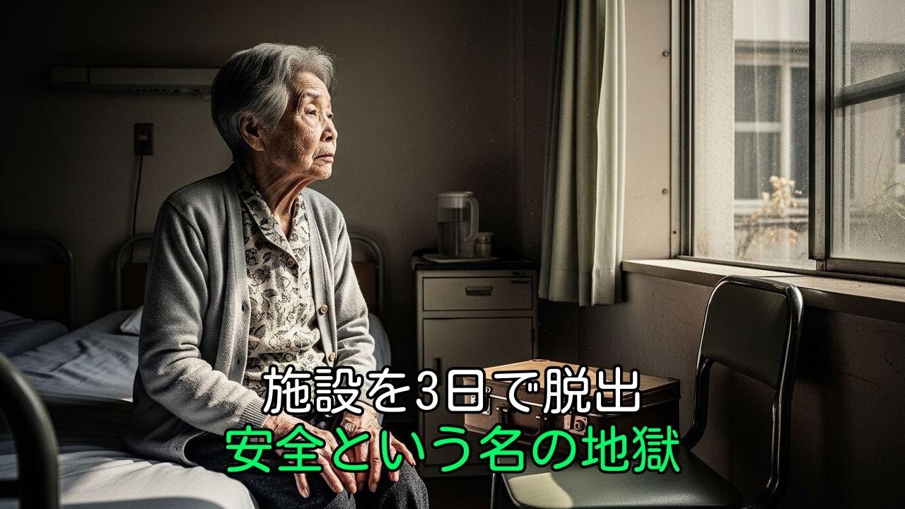 88歳、老人ホームを3日で脱出した衝撃の理由。管理された「安全」という名の地獄