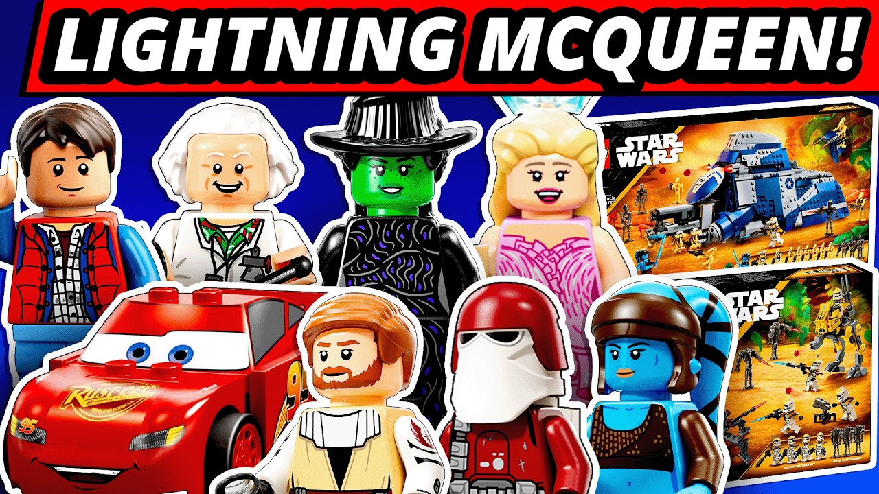 LEGO NEWS! Summer Star Wars TOO EXPENSIVE?! Lightning McQueen! Back to the Future! Wicked Minifigs!