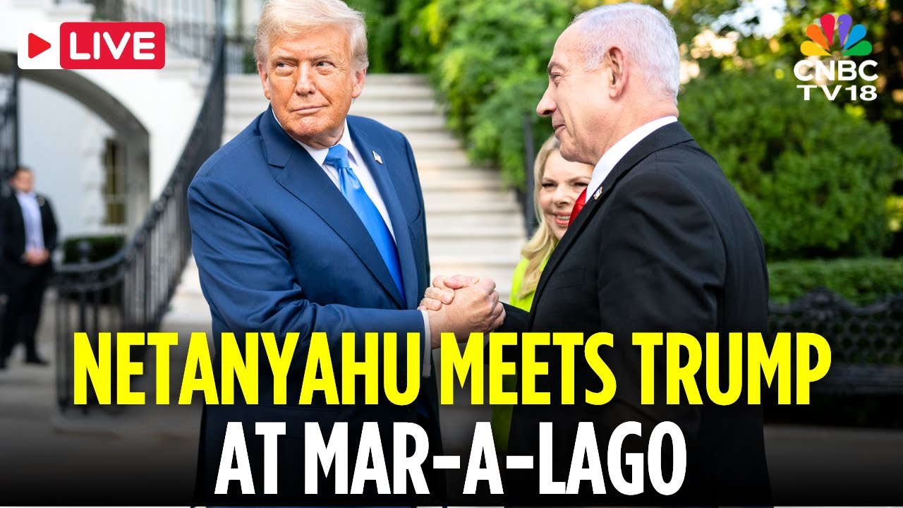 LIVE: President Trump and Netanyahu Meeting in Florida For Crucial Talks on Iran and Gaza | N18G