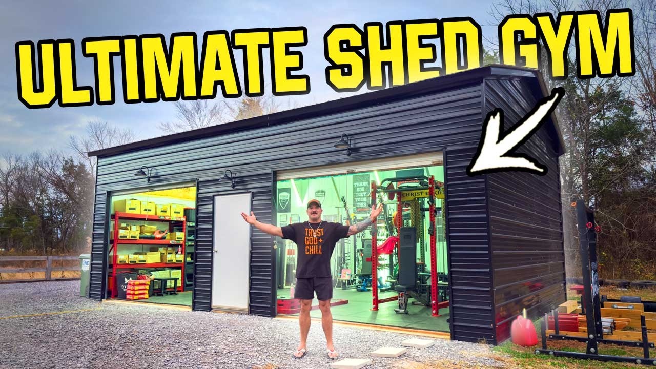 Shed Gym Tour - Ultimate Home Gym Setup