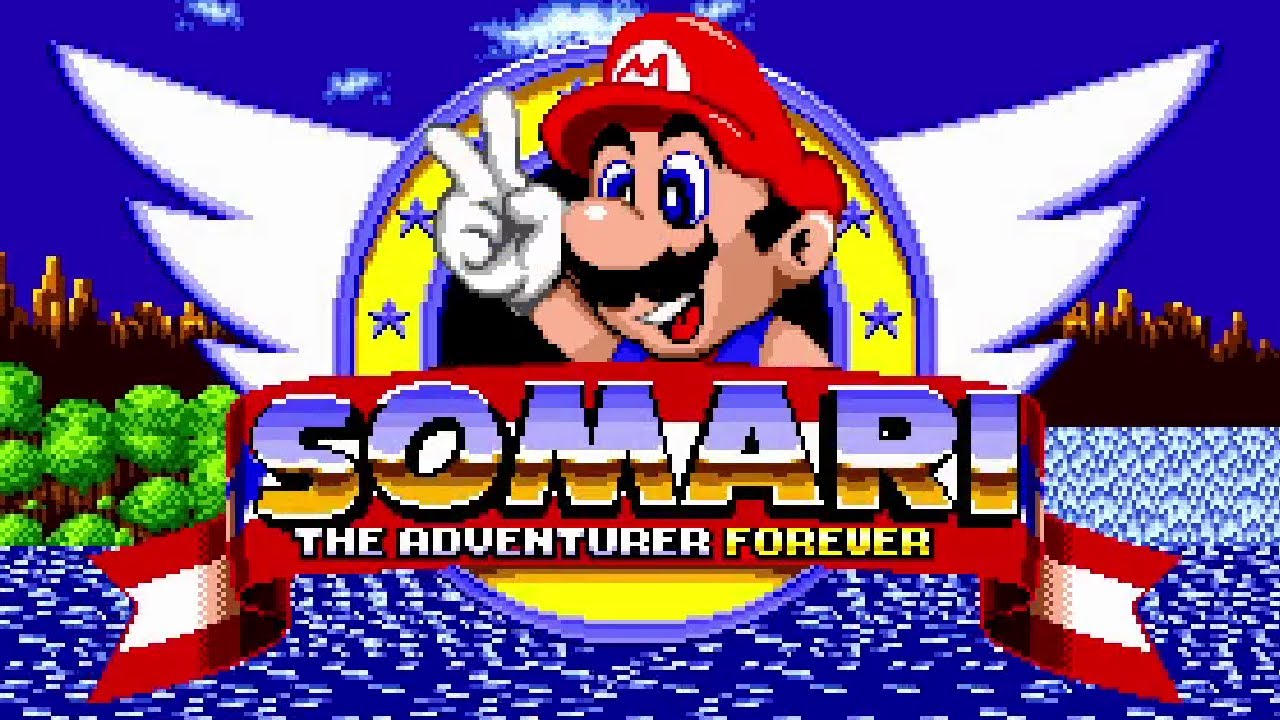 Extra Slot Somari (Sonic Forever Mod) by Casteor573 - Full Longplay with All Chaos Emeralds