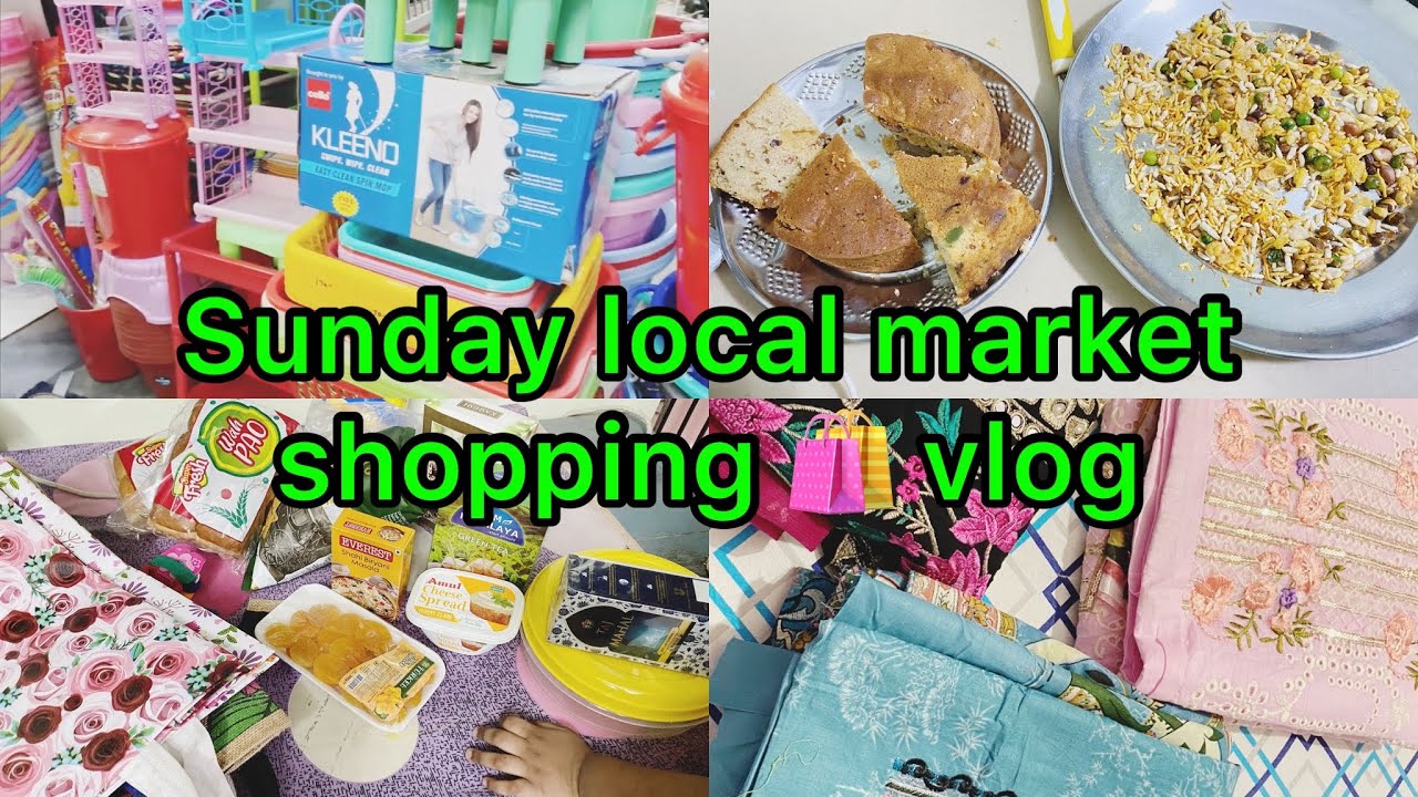 Local market shopping 🛍 in patna|unboxing online Pakistani suit|sunday vlog|