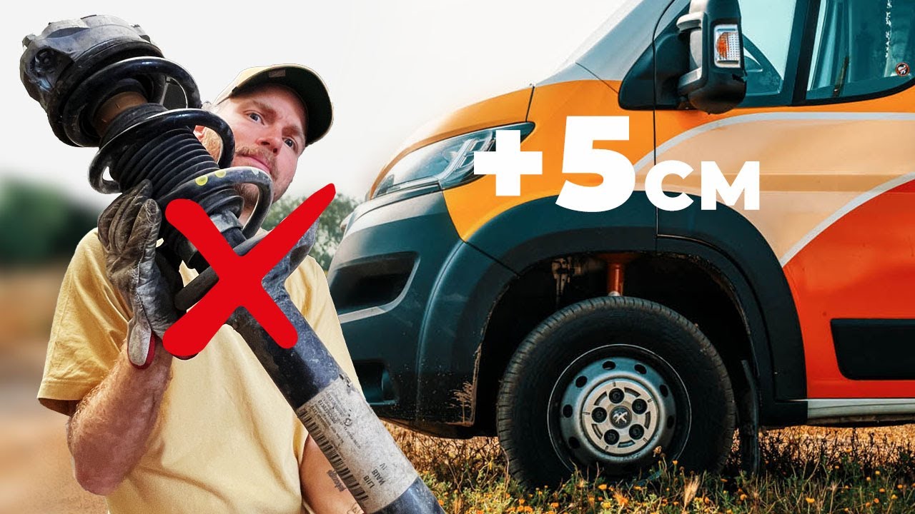On change toutes les suspensions de notre van aménagé (VB-SemiAir DIGITAL)