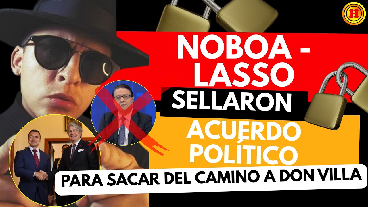 El testimonio que hunde a Lasso y Noboa en el caso Villavicencio.