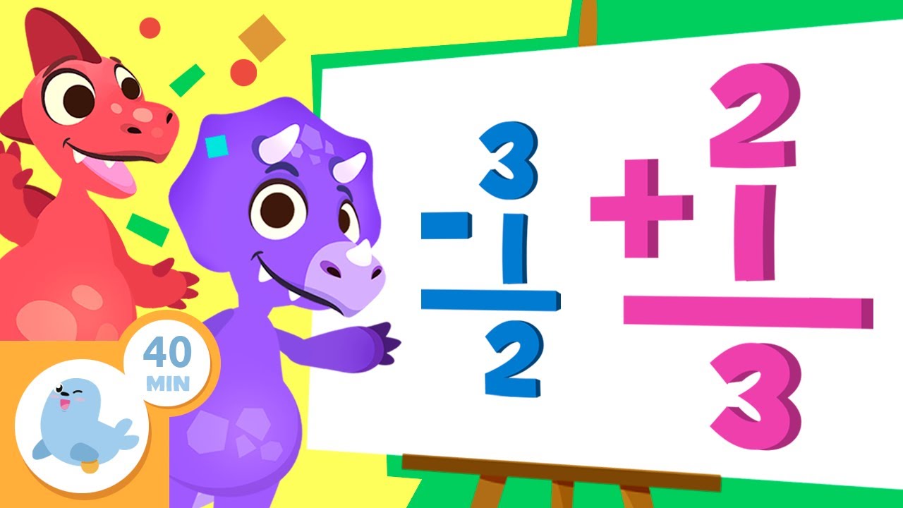 NÚMEROS, SUMAS Y RESTAS para niños ➕➖ Recopilación de 40 minutos