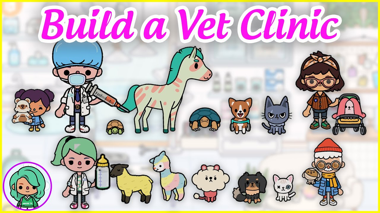 Build a Vet Clinic in Toca Life World | Toca House Ideas | Toca Amore TV