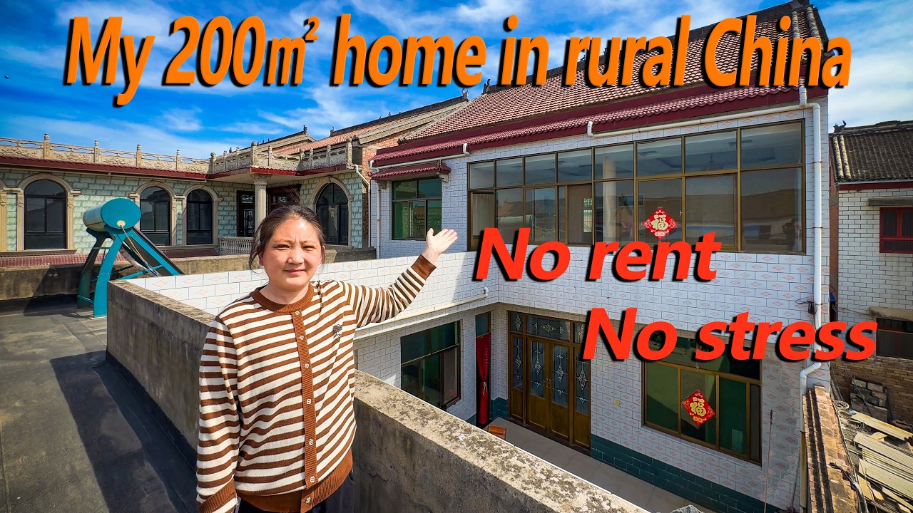 A quiet life in 200㎡ rural China｜What my home looks like(A small surprise in ordinary life)