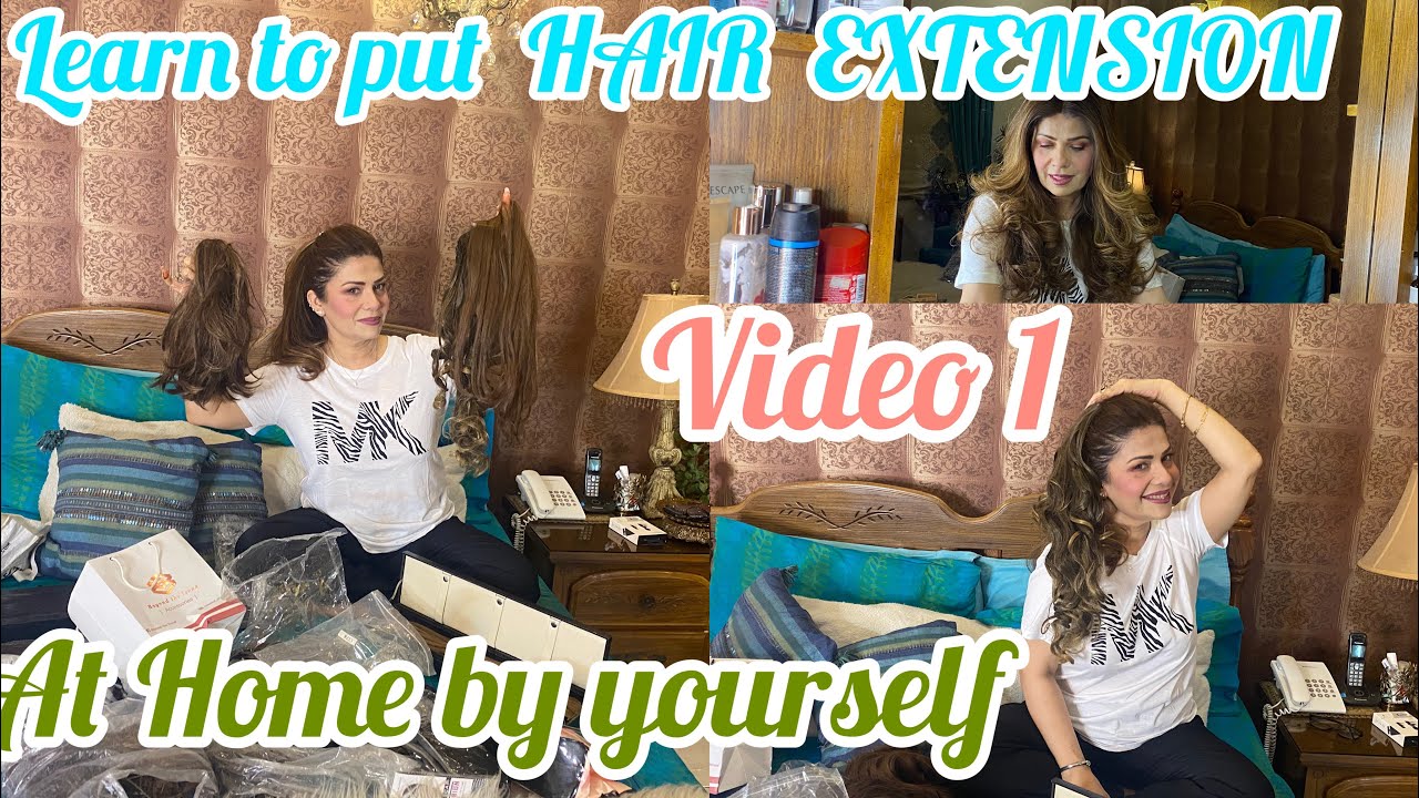 So Easy to put your hair extensions by yourself and be confident😊