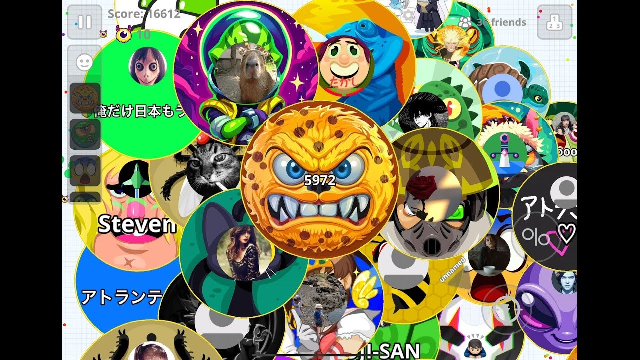 【Agar.io Mobile】Atlante Live 参加とコメント待ってます🐸