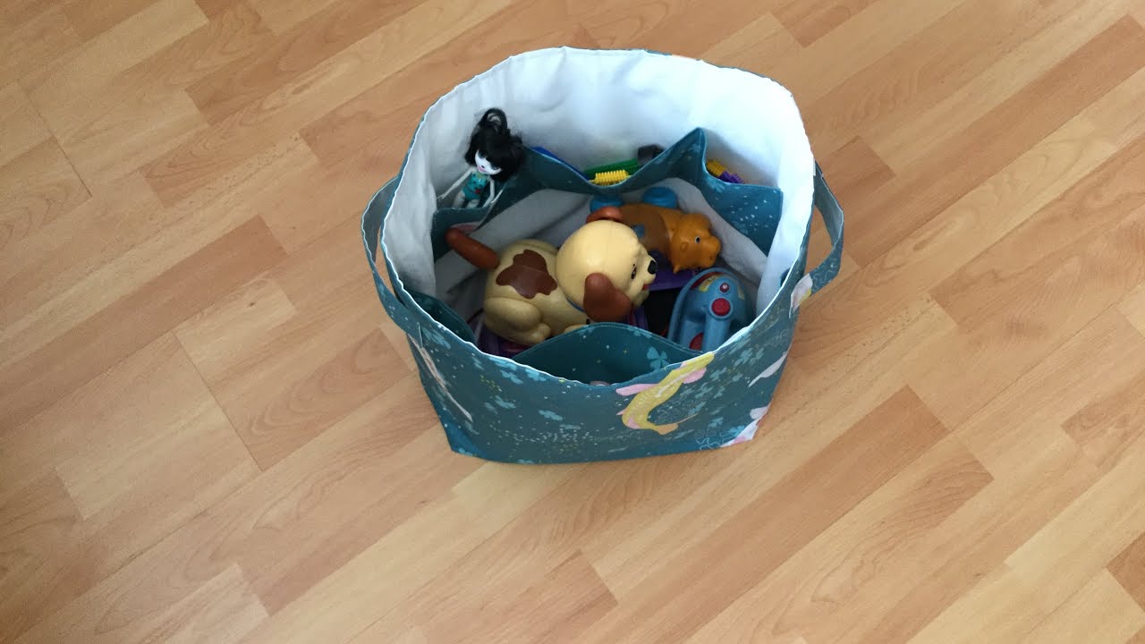 Coudre un panier à Jouets Tuto Couture Madalena