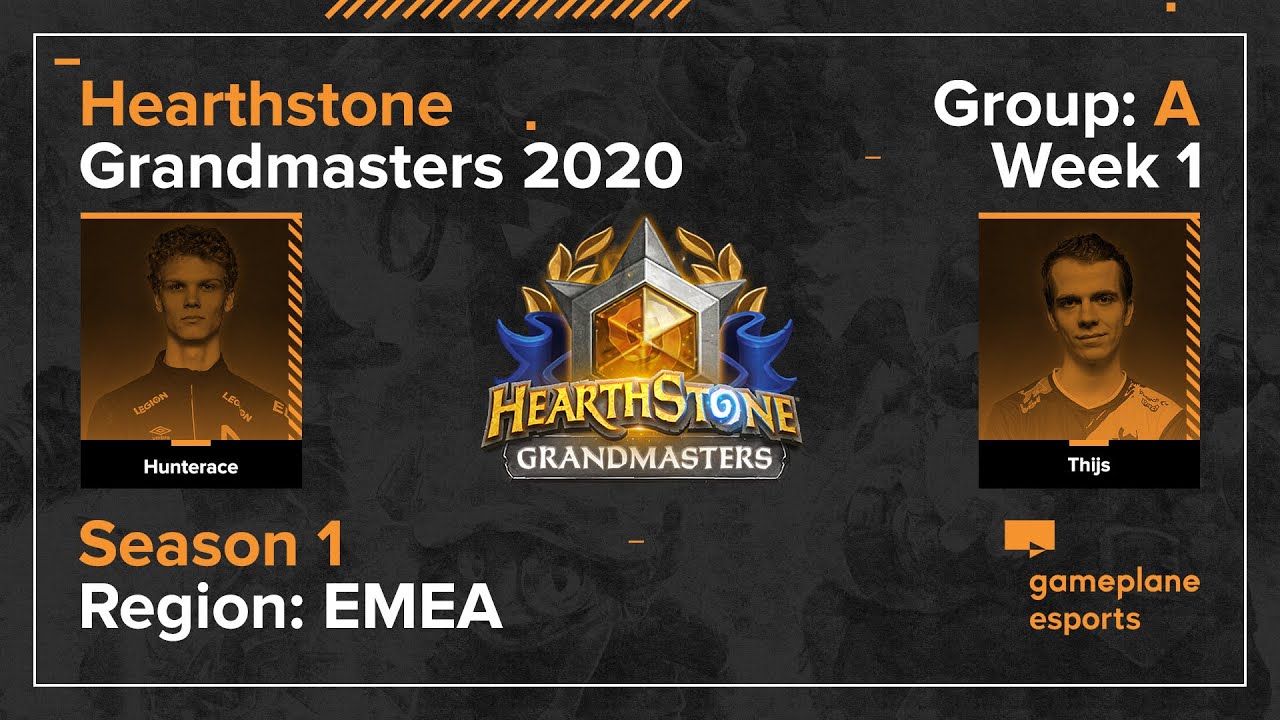 [RU] Hunterace vs Thijs | 2020 Hearthstone Grandmasters Season 1: Неделя 1 День 1