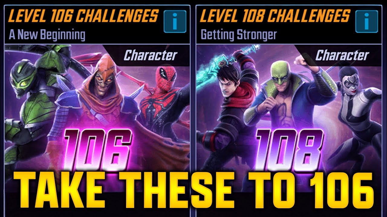TAKE THESE TO 106+ FIRST - SKILL NODES - MARVEL Strike Force - MSF