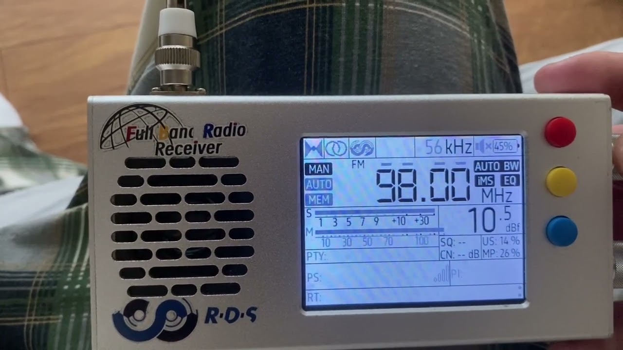 Bandscan FM 87.5 - 108.0 MHz. Odbiór w Krakowie (osiedle Saska) 