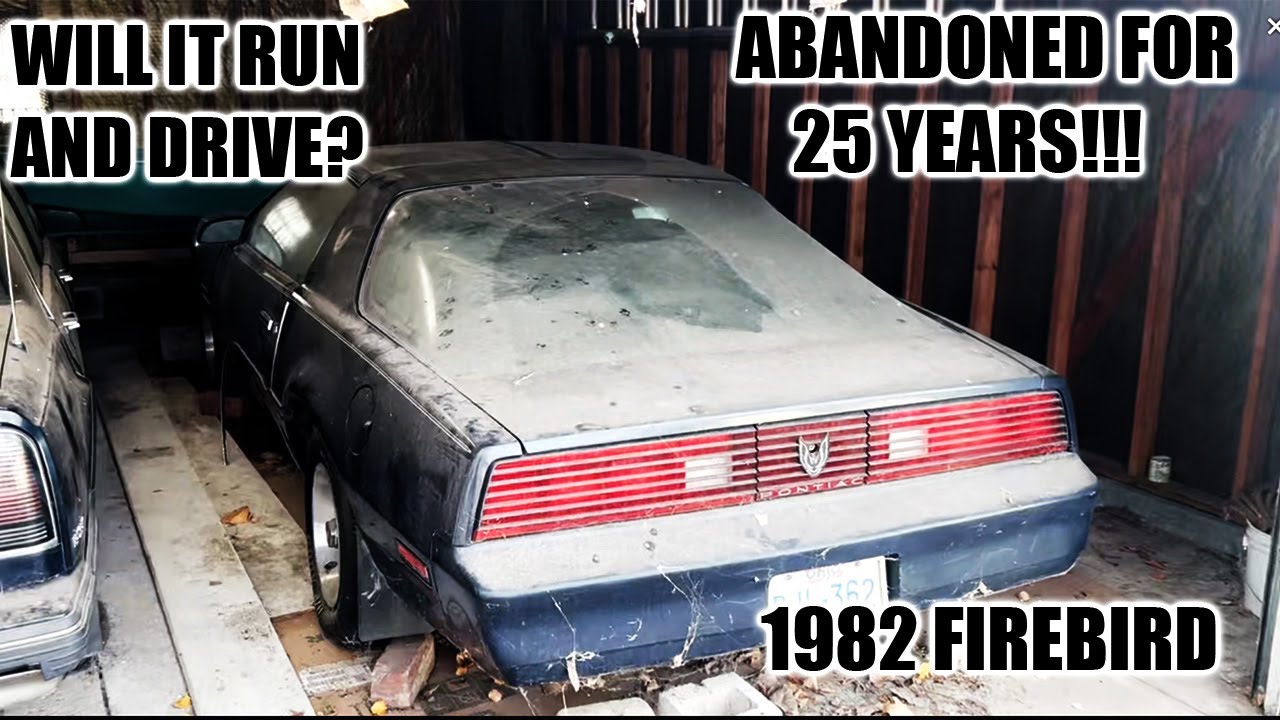 Firebird 1982 года, заброшенный на 25 лет! Заведется ли он и поедет?