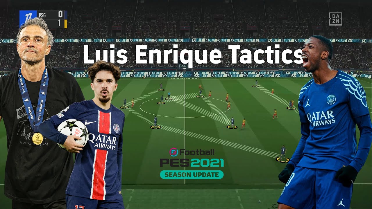 #PES2021 - Luis Enrique's 4-3-3 Fluid Tactics Tutorial ┃Manual Controls & Realism Mods